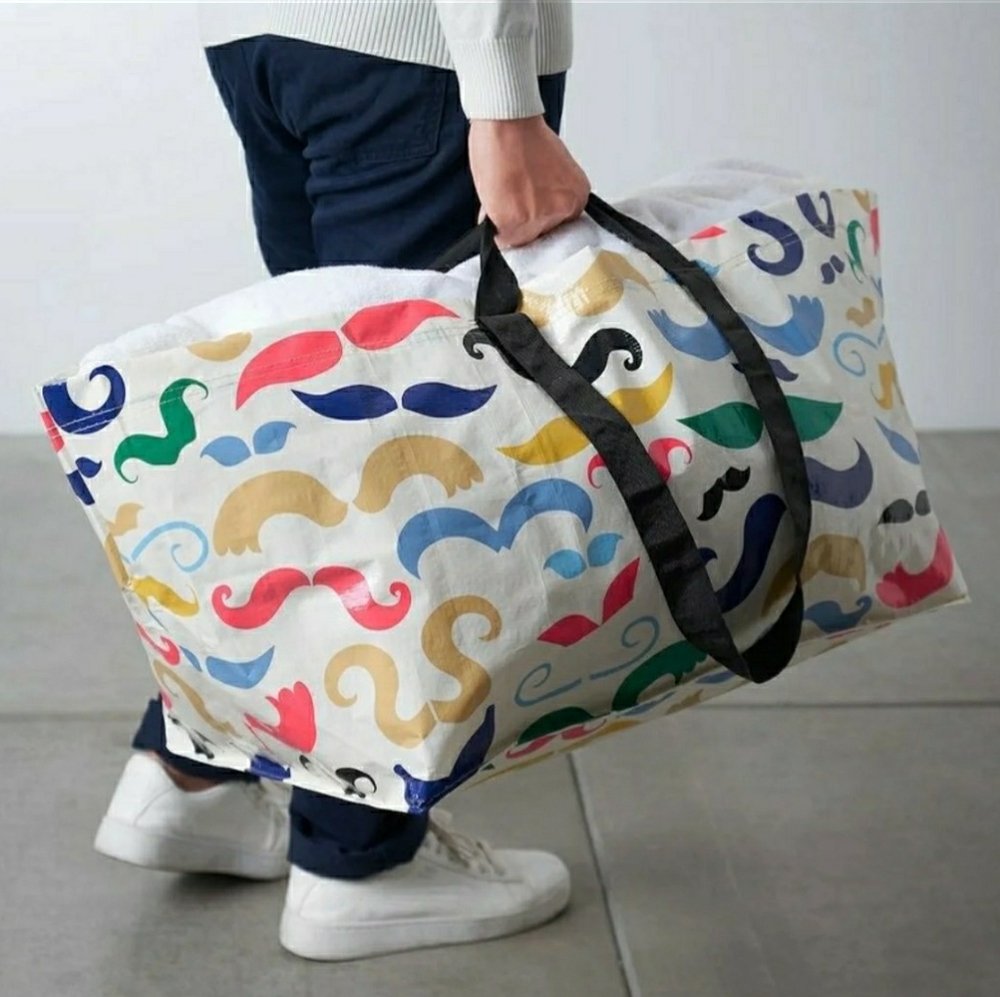 2x Ikea Mustache BANGLIG FRAKTA bag - Picture 3 of 3